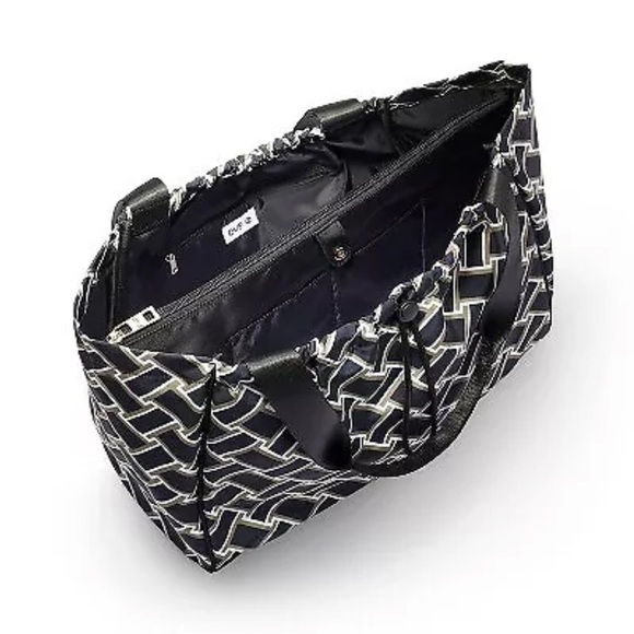 DVF for Target Vintage Weave Neutral Tote Bag NWT - Picture 2 of 7